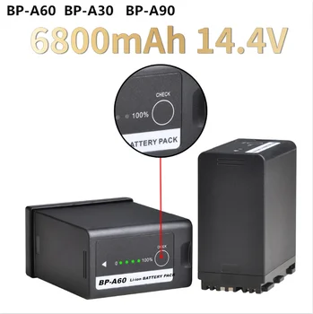 1-5DB by egy 6800mah 14,4 V BPA60 BP-A60 Akkumulátor Canon EOS C200 C200B C220B C300 MK II, BP-a30-as BP-A90