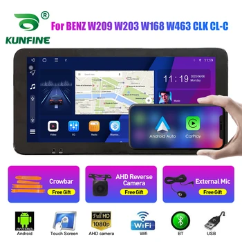 10.33 Hüvelyk Autó Rádió BENZ W209 W203 W168 CLK 2Din Android Octa-Core Autó Hifi DVD GPS Navigációs Játékos QLED Képernyő Carplay