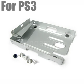 1set Merevlemez-Meghajtó-Beépítőhely Bázis HDD Tálca Tartóval Támogatja a Sony Playstation 3 PS3 Super Slim 4000 Csavarokkal