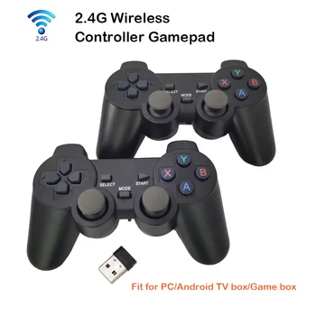 2,4 Ghz-es Vezeték nélküli Gamepad A PS3/PC/TV Box/Android Telefon Játékvezérlő Joystick Szuper Konzol X-pro Fekete Játék Vezérlő