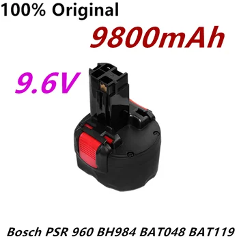 2020 BAT048 9.6 V 9800mAh Ni-CD Akkumulátor elektromos Szerszám Akkumulátor Bosch PSR 960 BH984 BAT048 BAT119