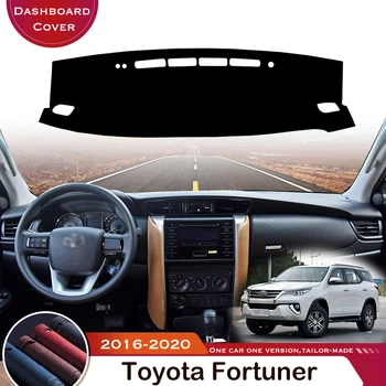 A Toyota Fortuner 2016~2020 Autó Műszerfal Mat Pad Szőnyeg Anti-UV Anti-slip Autó Borító Bőr Védő 2017 2018 2019
