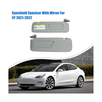 Autó Sunshield Sunvisor a Tükör Belső Napellenző a Tesla Model 3/Y 2021-2022 1490406-31-Egy