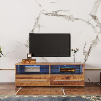 Erezetű, színes TV szekrény, két képpel, színes változó fényviszonyok bár, lehet használni a nagy TV-vel, hálószoba bútorok