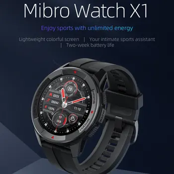 Globális Mibro X1 Smartwatch ATM5 Vízálló Vérnyomás Amoled 360Mp 5Atm Xiaomi Mibro X1 Intelligens Multi Funkciós Karóra