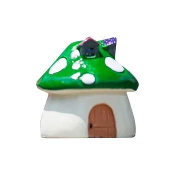 Gomba Ház Gyanta Tündér Kert Kézműves Miniatűr Moss Micro Gnome Terrárium Mediterrán Otthon Dekoráció