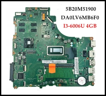 Magas minőségű 5B20M51900 a Lenovo V310-15ISK Laptop Alaplap DA0LV6MB6F0 I3-6006U DDR4 4GB M430 R5 2GB 100% - ban Tesztelt