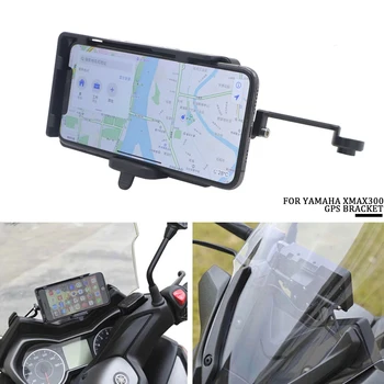 Motor Yamaha Tartozékok Első Mobiltelefon tartó Okostelefon GPS Navigációs Testület Jogosult XMAX 300 XMAX 125 250 400
