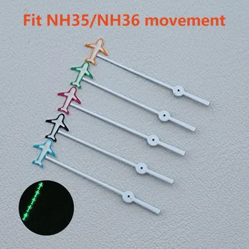Nézni a kezét NH35/NH36 kezében Zöld világító óra tartozékok órák javítása eszközök