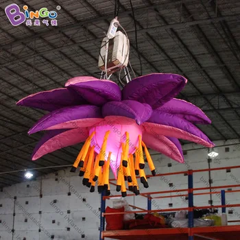 Plafonról lógó 1.5x1.5x0.6 méter felfújható virág dekoráció / felfújható virág lufi játékok