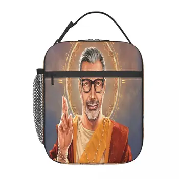 Szent Jeff A Goldblum Jeff Goldblum Eredeti Vallásos Festészet Mém Hőszigetelt Ebéd Táska Tároló