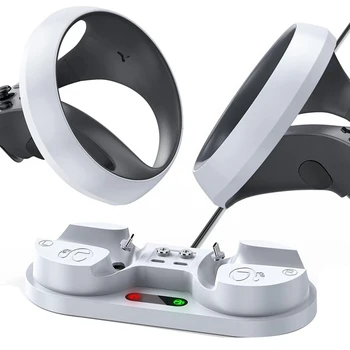 VR töltőállomás Kezelni Töltő Állomás PS VR2 Értelemben Vezérlő, Töltő Állvány VR Game Controller Töltő Dokkoló
