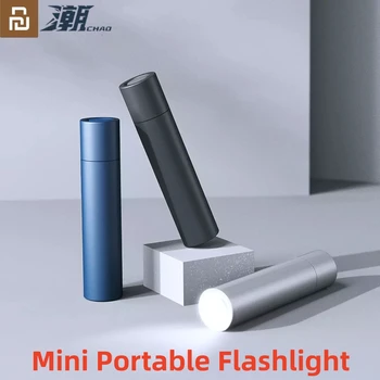 Youpin Chao Mini Led-Zseblámpa Ultra Fényes Fáklya, C-Típusú Újratölthető Kültéri Hordozható Kemping Lámpa 4 Kapcsoló Mód Vízálló