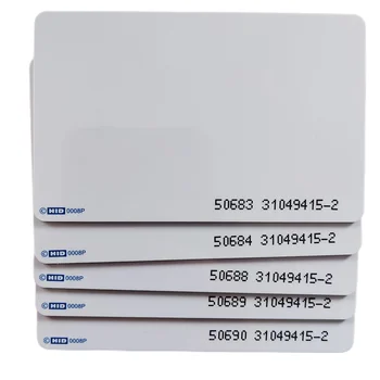125KHz 26Bit HID Corporation 1386 ISOProx II Vékony PVC Fényű Nyomtatható Proximity Kártya 1db