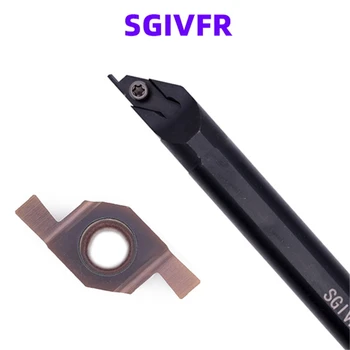 1DB SGIVFR Belső Végén Arca Lapos szerszámtartó SGIVFR16Q16 SGIVFR20Q16 SGIVFR25R16 16mm 20mm 25mm CNC Eszterga Szerszám