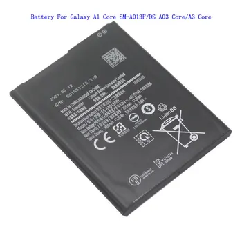 1x 3000mAh EB-BA013ABY Csere Akkumulátor Samsung Galaxy A01 Core SM-A013F/DF A03 Core A3-as Core Akkumulátorok