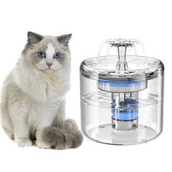 2L Macska Szökőkút Szűrő Automatikus Érzékelő Ivó Macskák Feeder Pet Víz Adagoló Automatikus ivókút Macskák