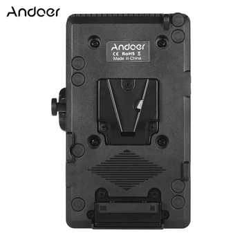 Andoer V Mount V-Lock Kamera Akkumulátor Lemez Adaptert Rendszer D-érintse meg a Csatlakozót W/ Csipesz, Sony Kamera Akkumulátor