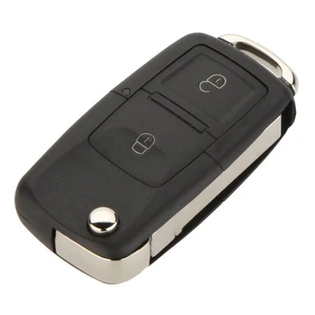 Csere 2 Gombot Kulcsnélküli Bejegyzés Távoli Flip Összecsukható Kocsi kulcstartó Shell Esetben Gombot Pad Kompatibilis Golf MK4 Bora