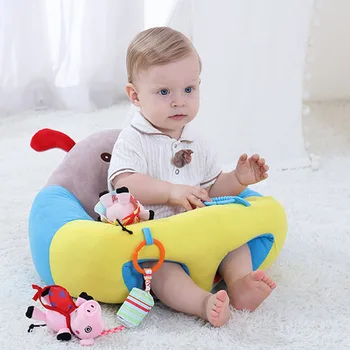 Kanapé Támogatás Ülés Fedezze Baby Plüss Fotel Tanulás Ülni Kényelmes Kisgyermek Fészek Puff Mosható nélkül Töltőanyag Bölcső Kanapé Fotel
