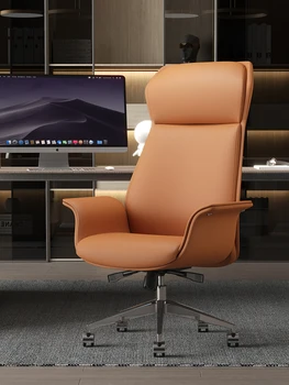 Kényelmes, mozgásszegény iroda, üzlet, bőr ülés, otthoni számítógép széket, emelő, dönthető, ergonómikus szék