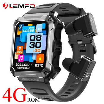 LEMFO ÚJ Smartwatch 4G ROM beépített Bluetooth Headset Okos karóra férfiaknak a nők 5nap az Akkumulátor élettartamát 1.96