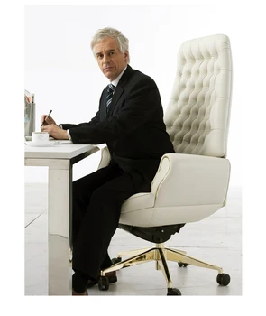 Luxus nagy osztály szék Európai stílusú emelő fekvő számítógép szék Otthoni irodai szék Bőr szék
