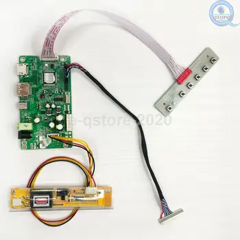 Maradványérték LP171WX2-A4 1440X900 Panel Kijelző-DP+HD-MI+USB-C-Típusú Lvds LCD Driver Inverter Vezérlő Tábla-Monitor Diy Készlet
