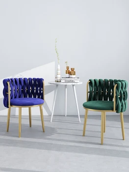 Nappali Pihentető bársony Szék Modern INS Design luxus étkező szék, divat, smink vár Fotel Skandináv bútor