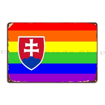 Szlovákia Meleg Zászló Fém Táblák Fali Dekor Bár Barlang Nyomtatás Évjárat Évjárat Adóazonosító Jel Poszter