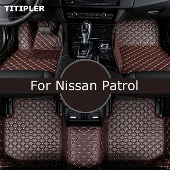 TITIPLER Egyedi Autó Szőnyeg Nissan Patrol Y61 Láb Coche Tartozékok Automatikus Szőnyegek