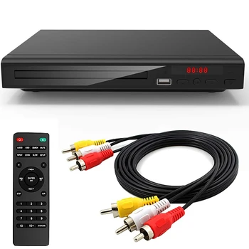 Több Régió Teljes HD 1080P DVD-Lejátszó Multimédia Digitális TV-Lejátszó Támogatja a DVD-t, CD-t, MP3-MP4-RW, VCD házimozi Rendszer