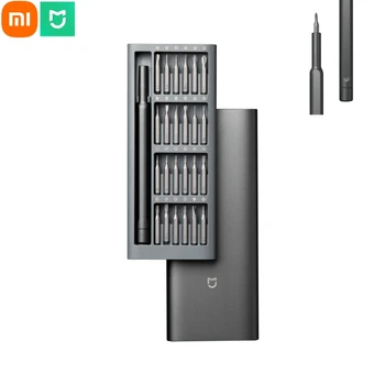 Xiaomi Mijia Finomított Csavarhúzó Készlet 24 Precíziós Mágneses Bit Alluminum Doboz DIY csavarhúzó Készlet Elektronikus Készülékek